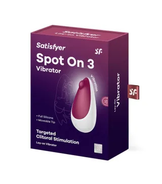 SATISFYER SPOT ON 3 VIBRADOR ROJO 1UN