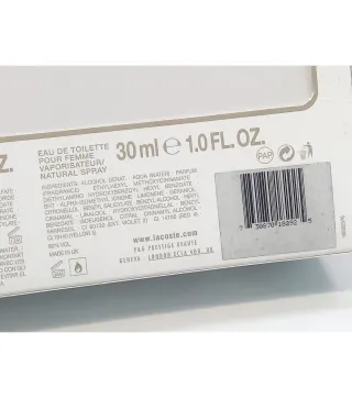 LACOSTE EAU LACOSTE L.12.12 BLANC MEN EAU DE TOILETTE 100ML VAPORIZADOR