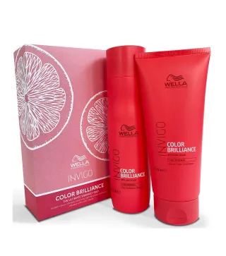 WELLA INVIGO COLOR BRILLIANCE DUO CHAMPU 1UN + ACONDICIONADOR 1U.