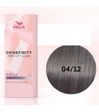 WELLA SHINEFINITY ZERO LIFT GLAZE TINTE 04/12 60ML