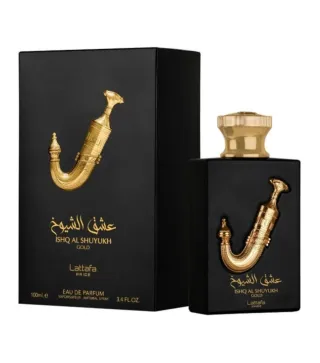 LATTAFA ISHQ AL SHUYUKH GOLD EAU DE PARFUM 100ML VAPORIZADOR
