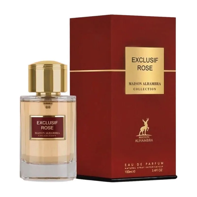 MAISON ALHAMBRA COLLECION EXCLUSIF ROSE EAU DE PARFUM 100ML VAPORIZADOR MAISON ALHAMBRA COLLECION EXCLUSIF ROSE EAU DE PARFUM 100ML VAPORIZADOR