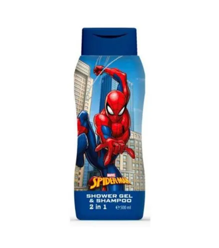 SPIDERMAN 2 IN 1 GEL DE BAÑO-CHAMPU 500ML