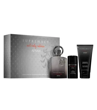 AFNAN SUPREMACY NOT ONLY INTENSE EAU DE PARFUM 100ML VAPORIZADOR + GEL DE BAÑO 100ML + DESODORANTE STICK 75ML