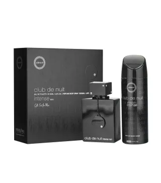 ARMAF CLUB DE NUIT EAU DE TOILETTE INTENSE MAN 200ML VAPORIZADOR + SPRAY CORPORAL PERFUMADO 200ML VAPORIZADOR