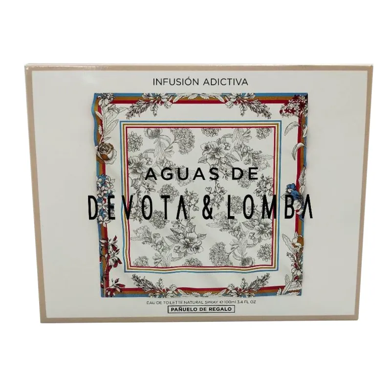 DEVOTA LOMBA AGUAS DE DEVOTA LOMBA EAU DE TOILETTE INFUSION ADICTIVA 100ML + PAÑUELO 1U