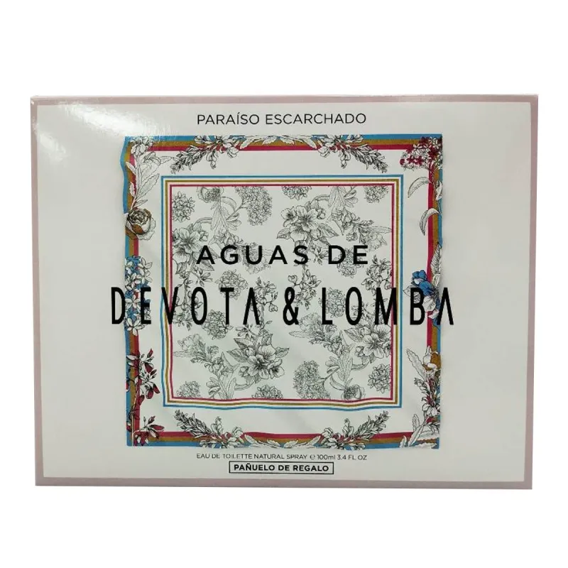 DEVOTA LOMBA AGUAS DE DEVOTA LOMBA EAU DE TOILETTE PARAISO ESCARCHADO 100ML + PAÑUELO 1U