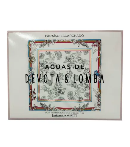 DEVOTA LOMBA AGUAS DE DEVOTA LOMBA EAU DE TOILETTE PARAISO ESCARCHADO 100ML + PAÑUELO 1U