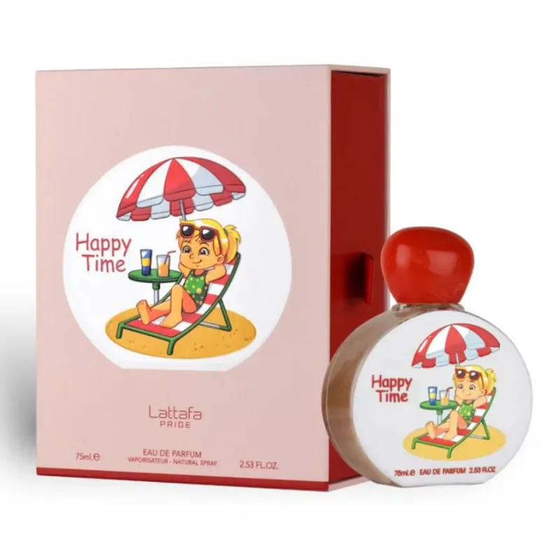 LATTAFA PRIDE HAPPY TIME EAU DE PARFUM 75ML VAPORIZADOR LATTAFA PRIDE HAPPY TIME EAU DE PARFUM 75ML VAPORIZADOR