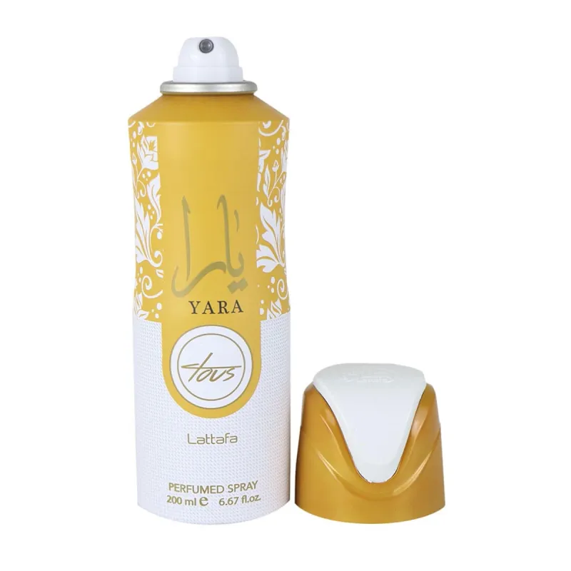 LATTAFA YARA TOUS DESODORANTE 200ML VAPORIZADOR LATTAFA YARA TOUS DESODORANTE 200ML VAPORIZADOR