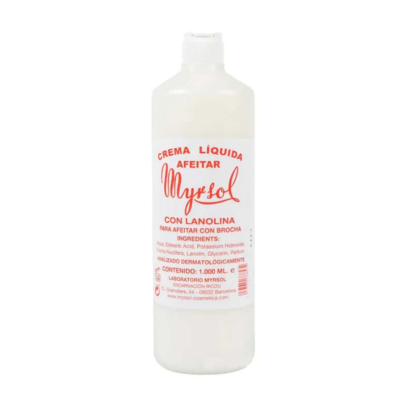 MYRSOL LANOLINA CREMA LIQUIDA AFEITAR 1000ML