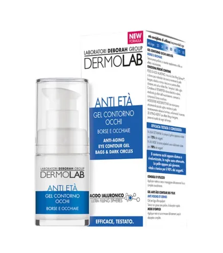 DERMOLAB ANTI-EDAD GEL CONTORNO DE OJOS 15ML