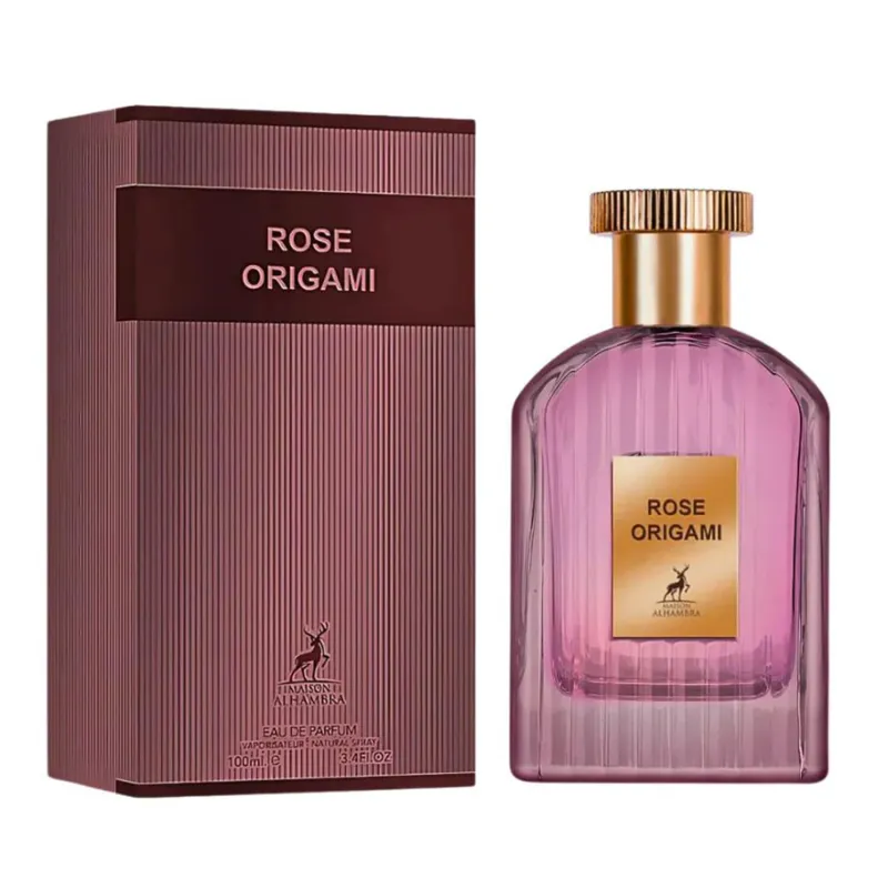 MAISON ALHAMBRA ROSE ORIGAMI EAU DE PARFUM 100ML VAPORIZADOR