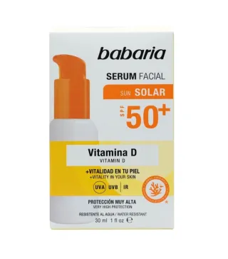 BABARIA VITAMINA D WATERPROOF SERUM FACIAL SPF50+ 30ML