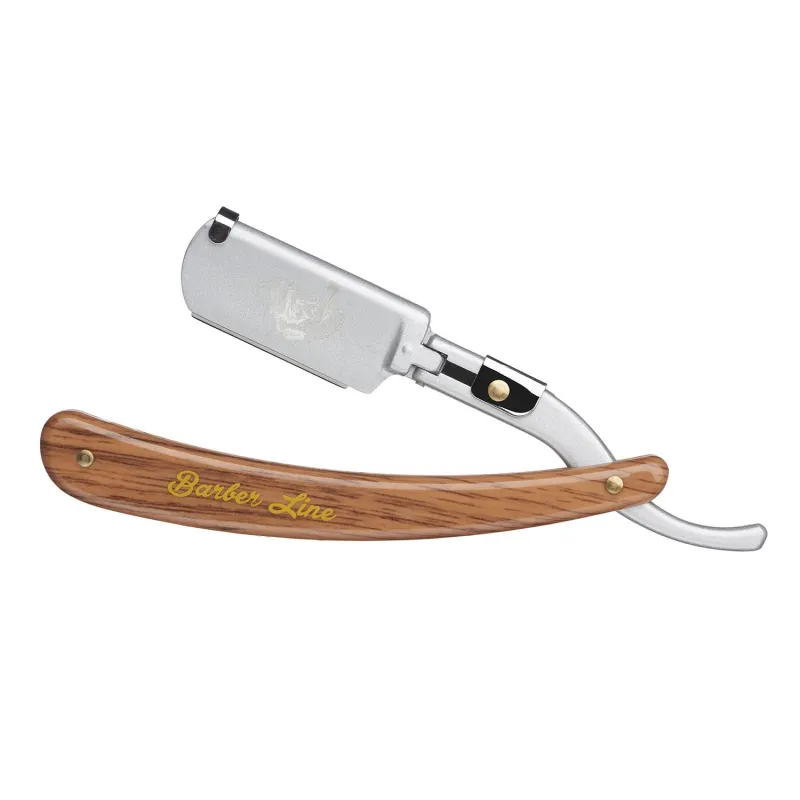 BARBER LINE MANGO DE PLASTICO NAVAJA DE AFEITAR 1UN