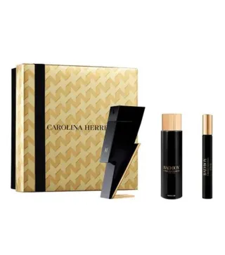 CAROLINA HERRERA BAD BOY EAU DE PARFUM 100ML + GEL DE BAÑO 1U + MINIATURA 10ML