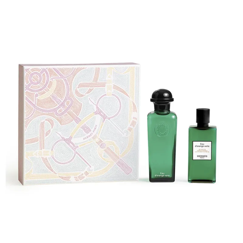 HERMES EAU ORANGE VERTE EAU DE TOILETTE 100ML VAPORIZADOR + GEL DE BAÑO 80ML