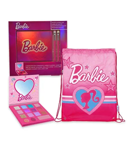 BARBIE NIÑOS SET SOMBRA DE OJOS Y BRILLO DE LABIOS 1UN