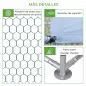 Gallinero Exterior Grande 380x280x195 cm para 10-12 Gallinas con Cubierta de Tela para Pollos Conejos Patos Plata Gallinero Exterior Grande 380x280x195 cm para 10-12 Gallinas con Cubierta de Tela para Pollos Conejos Patos Plata