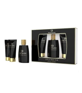 SERGIO TACCHINI SPLENDIDA POUR FEMME EAU DE PARFUM 100ML + LOCION CORPORAL PERFUMADA 100ML + GEL DE BAÓ 100ML