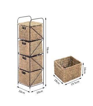 Cajonera 4 Cestas