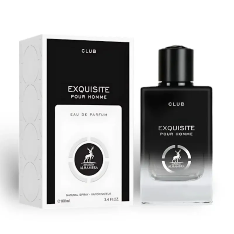 MAISON ALHAMBRA CLUB EXQUISITE POUR HOMME EAU DE PARFUM 100ML VAPORIZADOR