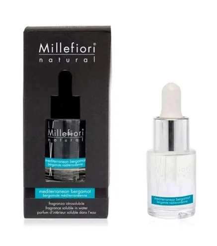 MILLEFIORI NATURAL AGUA PERFUMADA MEDITERRANEAN BERGAMOT 15ML