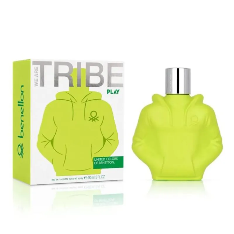BENETTON WE ARE TRIBE PLAY EAU DE TOILETTE NATURAO 90ML VAPORIZADOR