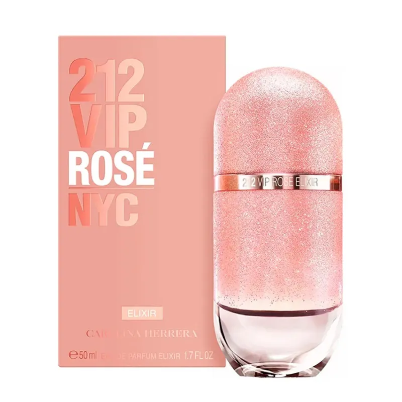 CAROLINA HERRERA 212 VIP ROSE ELIXIR EAU DE PARFUM 50ML VAPORIZADOR