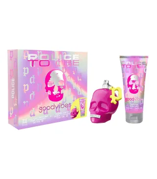 POLICE TO BE GOODVIBES EAU DE PARFUM FOR WOMAN 40ML VAPORIZADOR + LOCION CORPORAL PERFUMADA 100ML