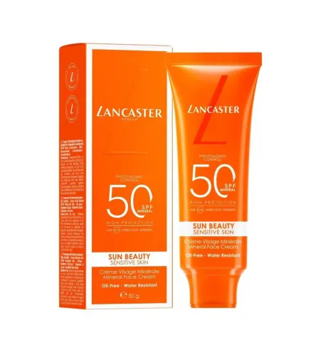 LANCASTER SUN BEAUTY CREMA FACIAL PIEL SENSIBLE SPF50 50ML