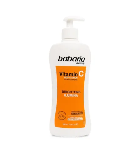 BABARIA ACTIVE VITAMIN-C LOCION CORPORAL TODO TIPO DE PIELES CON DIFUSOR 400ML
