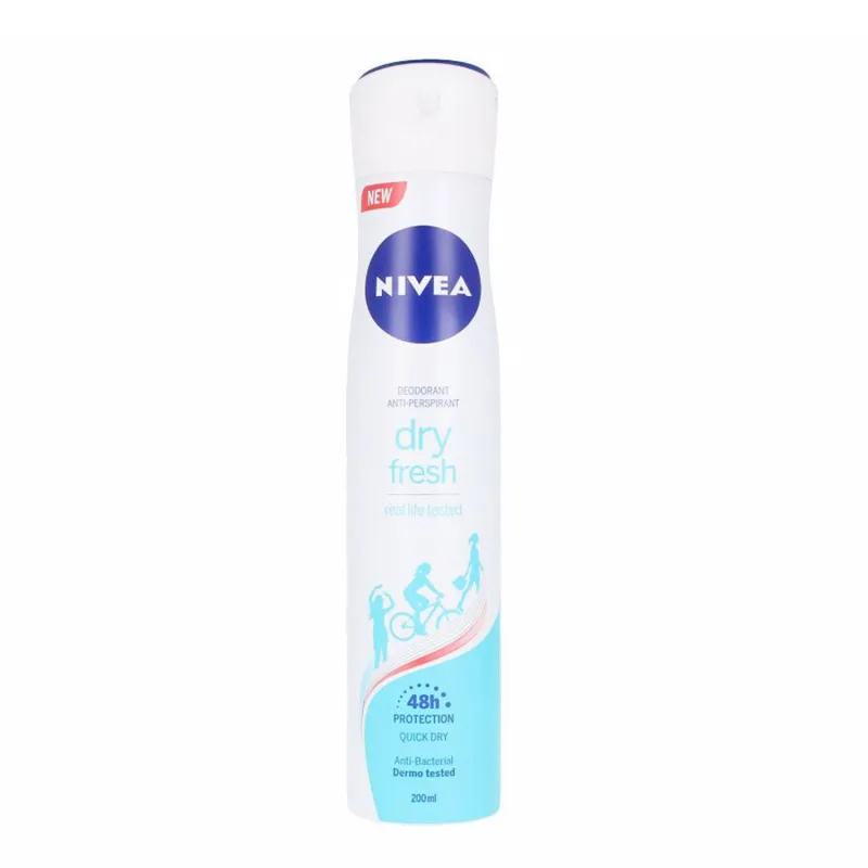 NIVEA DRY FRESH DESODORANTE ANTI-BACTERIAL 200ML VAPORIZADOR NIVEA DRY FRESH DESODORANTE ANTI-BACTERIAL 200ML VAPORIZADOR