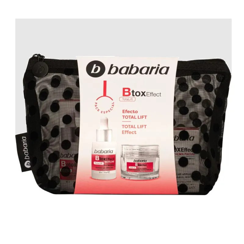 BABARIA BTOX EFFECT TOTAL LIFT CREMA FACIAL SET 50ML + SERUM 1U.