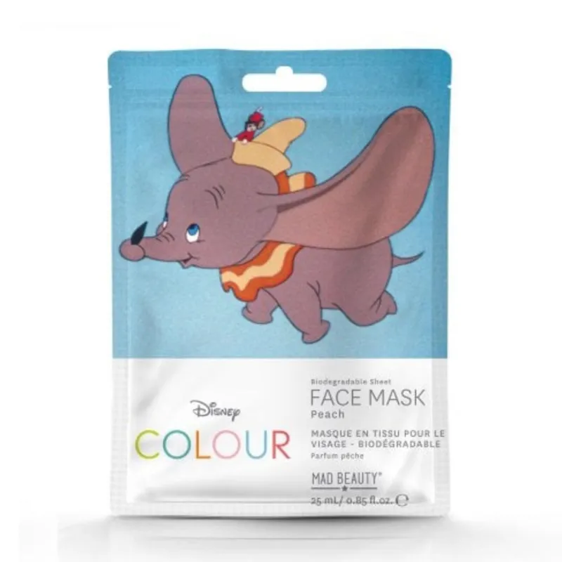 DISNEY COLOUR DUMBO MASCARILLA FACIAL MELOCOTON 1UN DISNEY COLOUR DUMBO MASCARILLA FACIAL MELOCOTON 1UN