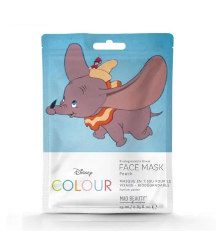 DISNEY COLOUR DUMBO MASCARILLA FACIAL MELOCOTON 1UN