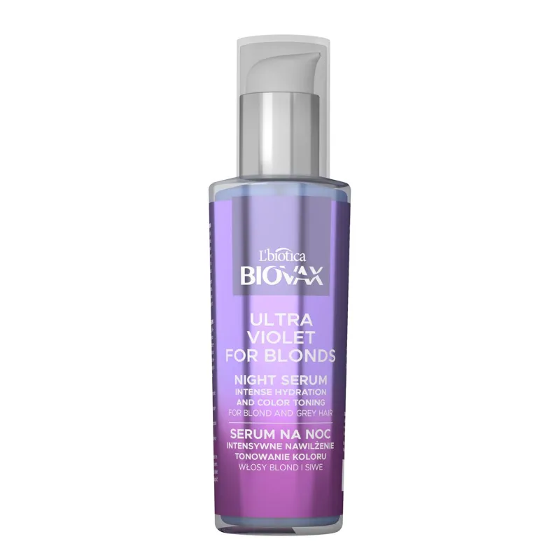 BIOTICA BIOVAX ULTRA VIOLET SERUM DE NOCHE CABELLOS RUBIOS 100ML