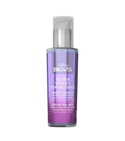 BIOTICA BIOVAX ULTRA VIOLET SERUM DE NOCHE CABELLOS RUBIOS 100ML