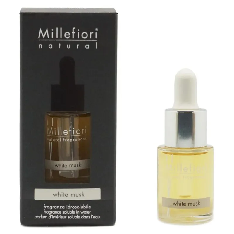 MILLEFIORI NATURAL AGUA PERFUMADA WHITE MUSK 15ML