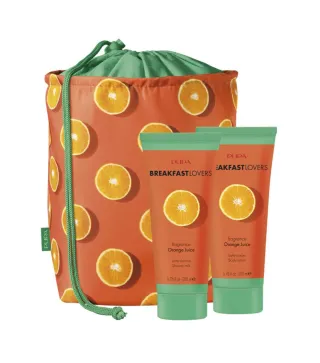 PUPA BREAKFAST LOVERS ORANGE JUICE LECHE CORPORAL 1UN + LOCION CORPORAL 200ML + BOLSA 1U