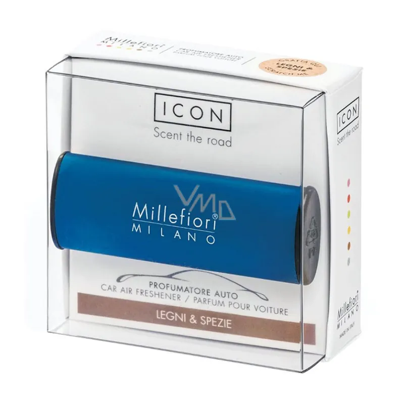 MILLEFIORI MILANO ICON CAR AIR FRESHENER LENGI & SPEZIE 1UN