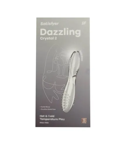 SATISFYER DAZZLING CRYSTAL 2 DILDO TRANSPARENTE 1UN