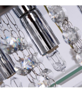 Lámpara de Techo de Cristal