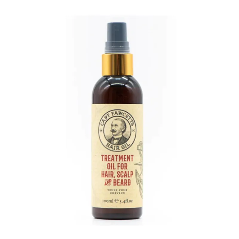 CAPTAIN FAWCETT FOR HAIR SCALP AND BEARD TRATAMIENTO ACEITE 100ML CAPTAIN FAWCETT FOR HAIR SCALP AND BEARD TRATAMIENTO ACEITE 100ML