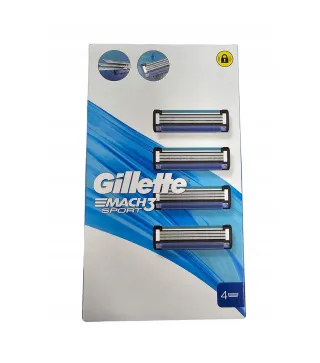 GILLETTE MATCH3 CUCHILLAS SPORT PACK 4 CABEZALES 4UN