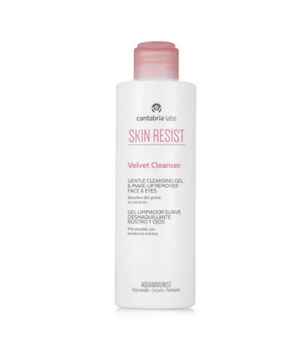 CANTABRIA LABS SKIN RESIST VELVET CLEANSER GEL LIMPIADOR SUAVE PIEL SENSIBLE 200ML