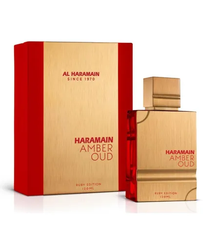 AL HARAMAIN AMBER OUD EAU DE PARFUM RUBY EDITION 120ML VAPORIZADOR