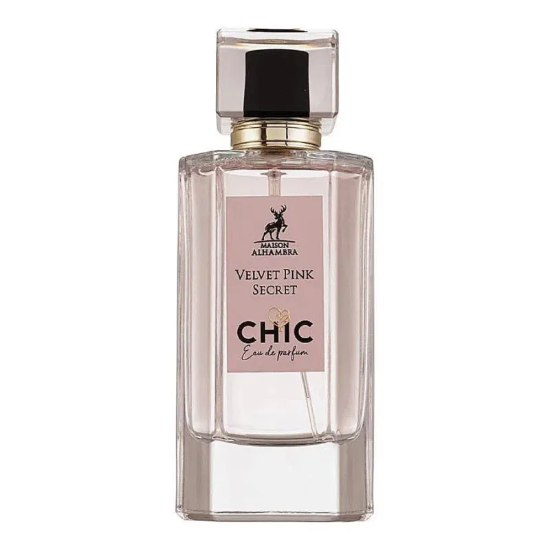 MAISON ALHAMBRA VELVET PINK SECRET CHIC EAU DE PARFUM 100ML