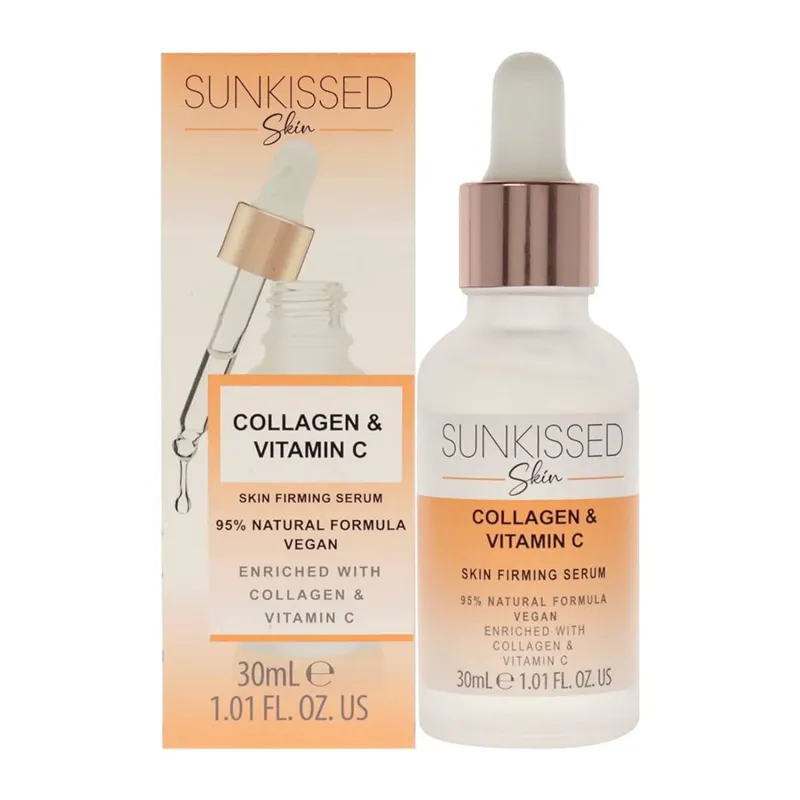SUNKISSED COLLAGEN & VITAMIN-C SKIN FIRMING SERUM 30ML