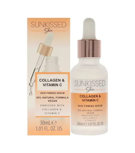 SUNKISSED COLLAGEN & VITAMIN-C SKIN FIRMING SERUM 30ML